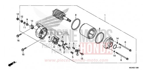 STARTING MOTOR VFR1200XDE de 2014